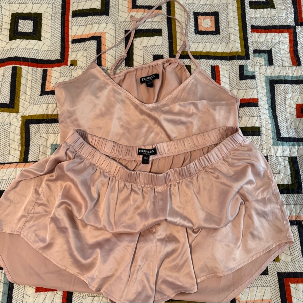 Express Sleepwear Pink Set